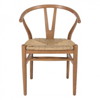 Danish Wishbone Sandalye Hasır Naturel
