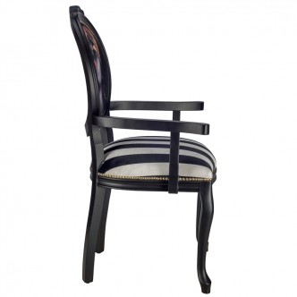 Manolya Kollu Kapitoeli  Oymalı Lükens Sandalye