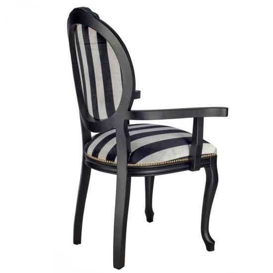 Manolya Kollu Kapitoeli  Oymalı Lükens Sandalye