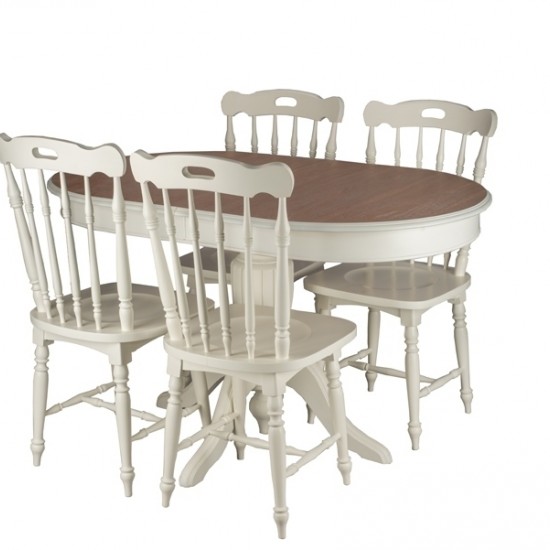 Oval Masa _ Arizone Sandalye Set