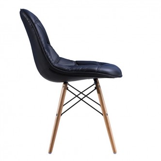 Pural Deri Kaplama Kapitoneli Sandalye Pural Deri Kaplama Kapitoneli Sandalye