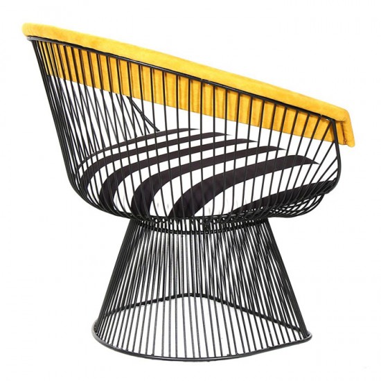 Platner Siyah Metal Berjer Platner Siyah Metal Berjer