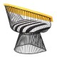 Platner Siyah Metal Berjer Platner Siyah Metal Berjer