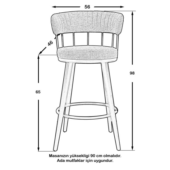 Selfron Bar Sandalyesi