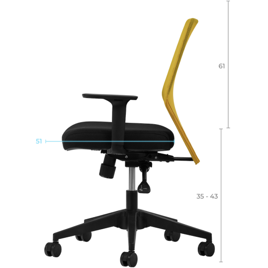 Zeno File Ofis Çalışma Sandalyesi