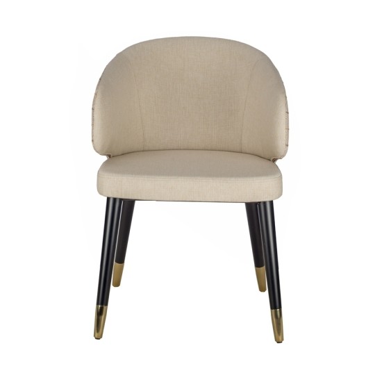 Lena Gold Mini Berjer Sandalye