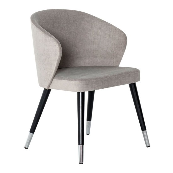 Polo Kollu Gümüş Sandalye