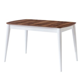 Retro Ceviz Kaplama Masa