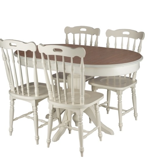 Oval Masa _ Arizone Sandalye Set