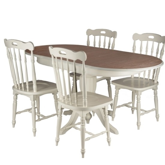 Oval Masa _ Arizone Sandalye Set