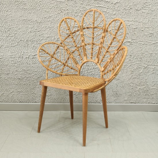 Papatya Bambu Sandalye