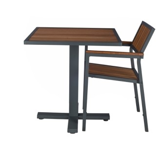 Alüminyum İreko Ahşap  Masa