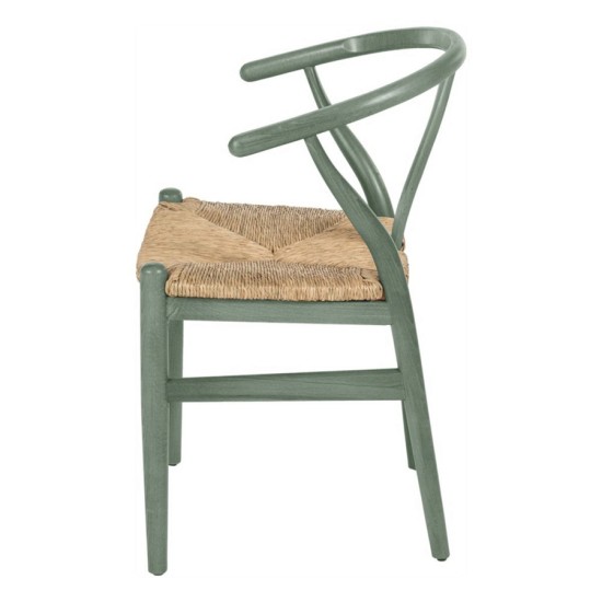 Danish Wishbone Sandalye Yeşil