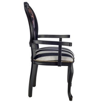 Manolya Kollu Kapitoeli  Oymalı Lükens Sandalye